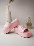 Shoetopia Retro Style Mauve Platform Heels For Women & Girls /Uk8,Mauve,8,B0BZPVKRKG
