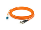 3M St To Lc Orange Om2 Duplex Ofnr (RiserRated) Fiber Patch Cable