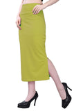 Selvia Womens Lycra Full Elastic Saree Shapewear Petticoat(292Tk133N-Xl_Apple Green)