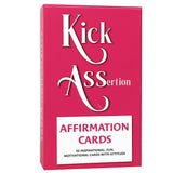VAPARA DESIGNS KickAss Affirmation Cards For Women with Stand - Daily Motivational And Inspirational Cards - Funny Gift For Wome