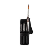 Escoda Prado Watercolor Travel Brush Set, Synthetic Sable, 3 Brushes Sizes 2, 6, 10