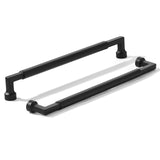 khtumeware 10-Pack 10-Inch(256mm) Black Cabinet Pulls,Heavy-Duty Solid Matte Black Handles for Kitchen Cabinets, Cupboards, Draw