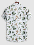 Dhruvi Trendz Mens Rayon Men'S Casual Shirt Regular Fit Western (Dt-Ms-6064_Whitegreen_Xl)