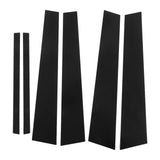 Side Door Window Cover Trim, Glossy Black Pillar Posts Decal Sticker (Accord Sedan 9th Gen 2013-2017)
