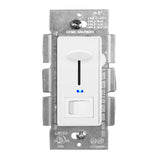 Maxxima Dimmer Electrical Light Switch Featuring Blue Indicator Light, LED Compatible, 3Way/Single Pole Use, 600 Watt Max, Di