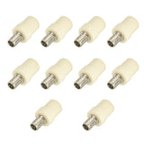(Pack of 10) EFIELD 1/2 Pex x 1/2 CPVC Transition Coupling Barb Crimp Brass Fittings