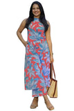 Anni Designer Women'S Rayon Viscose Straight Printed Kurta With Pant (Vcm Peach_S_Peach_Small),Peach,S