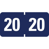 Smead ETYJ ColorCoded Year Labels, 2020, Dark Blue 500 Labels per Roll (68320)