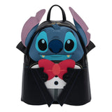 Loungefly Disney Vampire Stitch Bowtie Womens Double Strap Shoulder Bag Purse