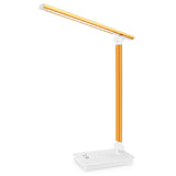 LED Desk Lamp with USB Charging Port Dimmable Eye Caring Table Lamp for Home Office, Touch Control with 5 Lighting Modes 3 Level