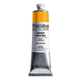 Williamsburg Artist Oil Colors by GOLDEN, Cadmium Yellow Deep, 150 ml tube, Professional Oil Paint, Opaque