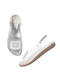 Shoetopia Women'S Girls-Snd-154 Flat Sandal-8 Kids Uk (Girls-Snd-154-Silver)-Eu41,Silver,8,B0D4VRSQSX