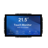 GreenTouch 21.5 inch 10 Points Touch Front IK08/IP65 Open Frame Touch Monitor Desktop or Wall Mountable Multi Point Touch 1920x1