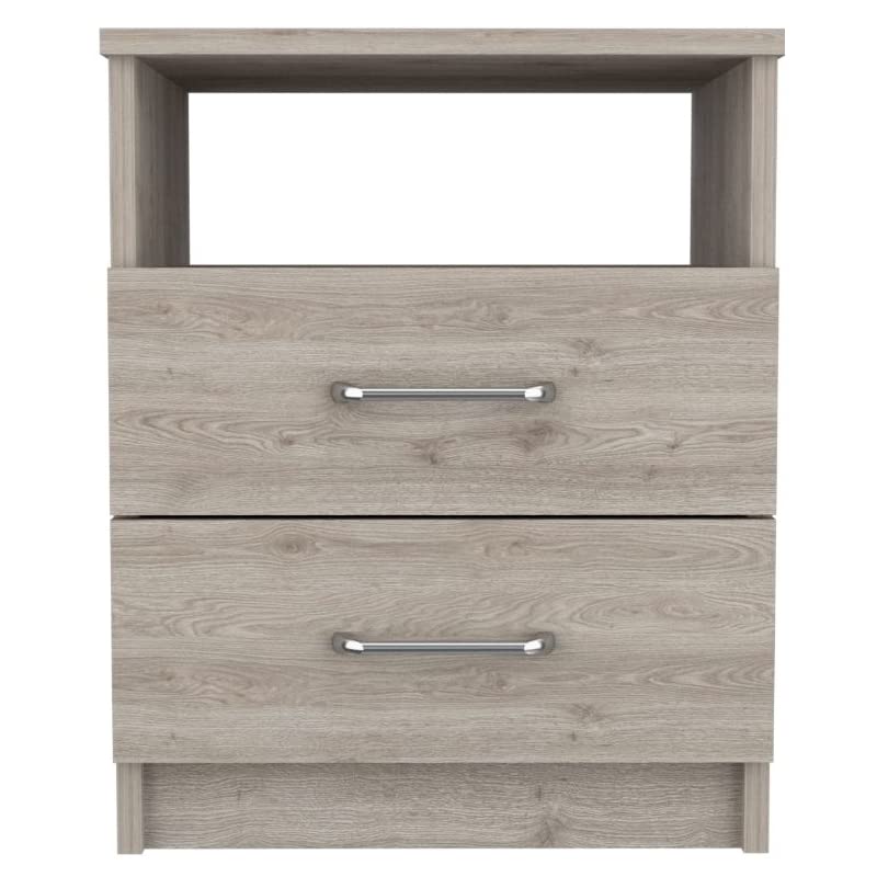 Napoles Nightstand -Bedroom -Light Gray