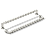 khtumeware 2-Pack 12-Inch(305mm) Brushed Nickel Cabinet Pulls,Heavy-Duty Solid Satin Nickel Handles for Kitchen Cabinets, Cupboa