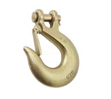 Mytee Products (10 Pack) G70 1/2 Clevis Slip Hook with Latch 11,300 LBS WLL Heavy Duty Grade 70 Safety Chain Hook for Trailer