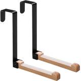 Otoolling 4 Pack Over The Door Hooks Folding Door Hangers with Rubber Portable Clothes Drying Rack Travel Hanging Coat Rack for 