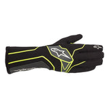 Alpinestars Tech-1 K V2 Karting Gloves - Size Medium - Black/Yellow/Anthracite (3551720-1501-M)