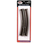Atlas Code 83 Nickel Silver 15 Radius Snap Track (6/Bx) HO Scale Trains