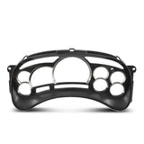 PIT66 Instrument Gauge Cluster Lens Cover Chrome Rings Compatible with Chevy Silverado Avalanche Tahoe GMC Sierra Yukon Suburban