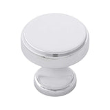 Belwith-Keeler B077459-CH Brownstone Collection Knob 1-1/4 Inch Diameter Chrome Finish