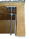 SqueakEnder 6 in. L Phillips Square Head Chrome Steel Floor Squeak Eliminator 1 pk