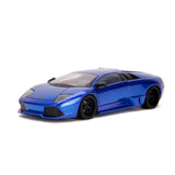 Jada Toys Hyperspec 1:24 Lamborghini Murcilago LP460 Diecast Car Candy Blue, Toys for Kids and Adults
