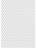 inr |Isometric Dots Grid Line A4 Paper | 5 mm Distance Between Dots |Equilateral 3D Triangle Graphical Shapes | Pack of 50 Sheet