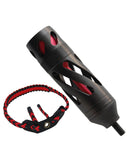 Toparchery Compound Bow Aluminum Stabilizer with Wrist Bow Sling Braided Hunting Shooting Target