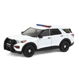 Greenlight 1/64 Blank White 2022 Police Interceptor Utility GLT43004