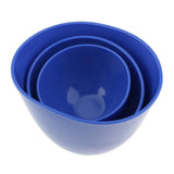 The Style Sutra 3Pieces Flexible Silicone Mixing Bowl Bowls Dental Lab Impression S M L Set