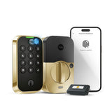 Yale Assure Lock 2 Touch Deadbolt, Lifetime Brass Keyed Smart Entry Door Lock with Wi-Fi Connected Keypad and Fingerprint Scanne