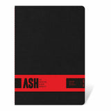Anupam Ash Booklet Sketbook - Acid Free - Matte Black Dotted Grid Page - 180 Gsm - 40 Pages (A4)