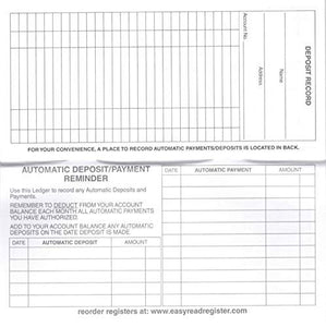 10 Checkbook Registers 2016-2017-2018 Calendars