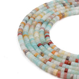 152pcs 4x2mm Natural Amazonite Heishi Disc Rondelle Spacer Stone Semi Precious Gemstone Loose Beads for Jewelry Making 15 Inch
