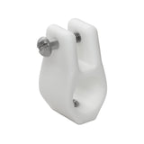 Whitecap 3406WP Nylon Jaw Slide for 3/4 Round Tubing - White