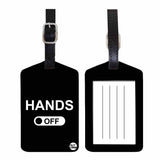 Nutcase Designer Luggage Travel Baggage Tags Single Tag With Name Card Inside Hands Off