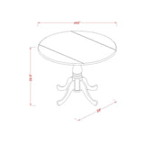 East West Furniture Dlan3-Bch-C Dining Set
