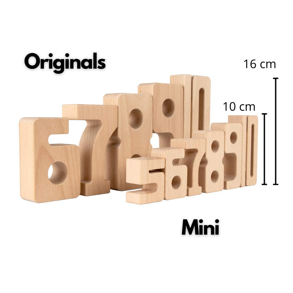Mini Math Blocks SumBlox Mini (Starter Set) - 38 Mini Math Building Blocks, STEM Solid ...