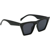 Dervin UV Protection Cat Eye Sunglasses for Women, black, Medium