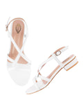 Shoetopia Women'S Snd-179 Heeled Sandal-4 Kids Uk (Snd-179-White)-Eu37,White,4,B0D2TXWD34