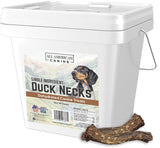 All American Canine Natural Duck Neck Dog Treats - Single Ingredient, Dehydrated & Chewy - Low-Fat, High-Protein Training Reward