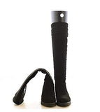 SYBL 2 Pairs(4 Sheets) Boot Shaper Form Inserts Tall Boot Support Shaper Thicken Shoe Tree Shape Holder for Women and Men,Black 