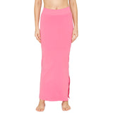 Zivame All Day Seamless Mermaid Saree Shapewear with Removable Drawcord for Women - Pink