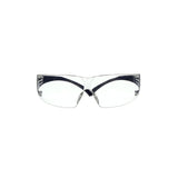 3M SecureFit 200 Series, 1 Pair, Blue Temples, Clear Scotchgard Anti-Fog Lens, SF201SGAF-BLU