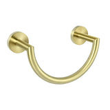 HouseAid Stainless Steel Towel Ring for Bathroom, Hand Towel Holder, Modern Semi-Circular Hand Towel Rack, Wall Mounted, Brushed