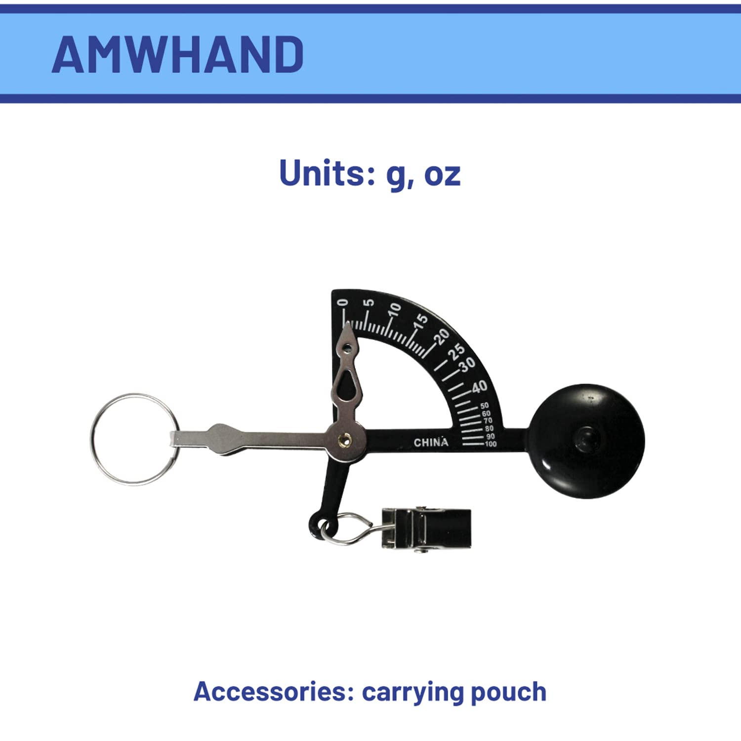 American Weigh Scales Manual Letter Postage or Kitchen Scale 100g x 1g, Mechanical Scale (Silver) Innovation Weighs