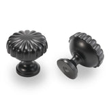 POVEFONK 10 Pack Matte Black Kitchen Cabinet Knobs Black Drawer Knobs Kitchen Cabinet Hardware Solid Handles Dresser Handles