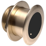 Furuno B175M/20 MediumFrequency Chirp Depth Transducer with Temperature Bronze ThruHull with 20 Degree Tilt