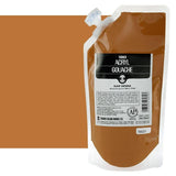 Turner Colour Works Acryl Gouache Artist Acrylic Paint - Single 250 ml Pouch - Raw Sienna